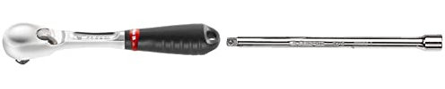 FACOM - Clé à Cliquet 1/4 - RL.161 - Étanche aux Poussières Industrielles - Haute Performance - Mécanisme 72 Dents - Inversion par Levier & FCMR215 - Rallonge 1/4 - 150 mm