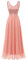 Gardenwed Abendkleider Elegant für Hochzeit Damen Kleider Cocktailkleid Spitzenkleid Festliche Kleider für Damen Ballkleid Blush 2XL