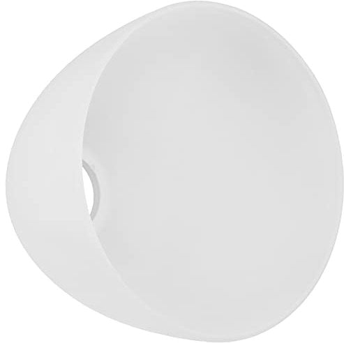 OSALADI Glass Pendant Light Bell Shaped Lamp Shade E27 White Dome Lampshade Light Fixture Cover Replacement for Pendant Lighting Chandeliers Wall Sconce
