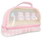 Trousse À Crayons Mignonne En Forme De Lapin, Trousse À Crayons Kawaii Pour Enfants, Motif De Lapin, Double Couche, Étanche, Transparente, Trousse À Crayons Kawaii, Sac À Cosmétiques Rose Portable