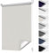 smartdemo Verdunklungsrollo ohne Bohren & mit Bohren, Klemmrollo Fensterrollo Creme 100x200cm(BxH), Thermorollo Sichtschutz und Sonnenchutz, Klemmrollo rollos für Fenster & Tür