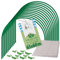 TTL Garden 12x 65x60cm Tunnelbögen mit PE Folie + Clips - 12 x Folientunnel Bögen 65 cm breit Stahl beschichtet Rund Bogen für Abdeckung Frühbeet Hochbeet + PE Lochfolie 10 x 2 m + 36x Clips