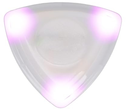 Plettro per Chitarra LED Alta Sensibilit¨¤ Basso Consumo Energetico per Strumenti a Corda Viola Plettri Luminosi con Luce Integrata