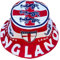 Generisch England Sun Hat, Fan Hat, Fishing Hat, Military Hat, Bucket Hat, Blue, White, Red, 59