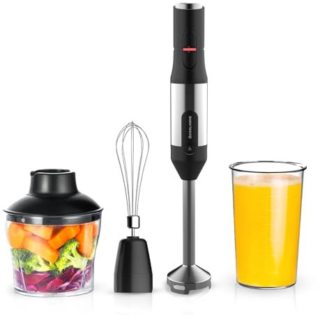 CoolHome Powerblend M1 Stabmixer - 1200 Watt Stabmixer - Schwarz