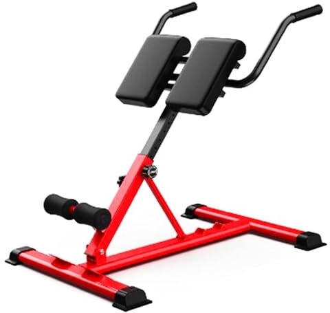 Rückenstreckbank Hyperextension Roman Chair, klappbare Rückenverlängerungsbank, verstellbare Beinpresse für Heim-Fitness-Bauchtraining