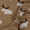 Stoff Meterware Kinderstoff Jerseystoff - 1 Meter, Jersey, Nähen, Kinder, Baby, Jungen, Mädchen, Bekleidung, Shirt (Süße Elche Camel Braun)