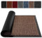 SG Traders Washable Door Mat - Non-Slip Rubber Backed Doormats Indoor & Outdoor - Highly Absorbent Door Mats, Floor Mat, Kitchen Mat, Perfect Dust Grabbing Doormats Dirt Trapper (40x60cm - Brown)