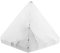 NKlaus Pyramide sélénite 5 x 5 cm - Pierre de guérison pour Reiki, harmonisation des chakras et méditation - Idéale pour le travail énergétique, la purification spirituelle et le feng shui