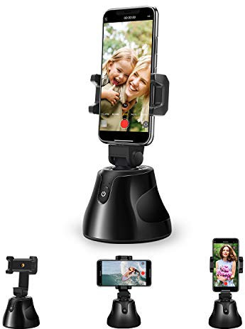 uvervint Smart Auto Tracking Gimbal - Stabilizzatore 360° per Video, Tracciamento Volto, YouTube/TikTok, Portatile, Compatibile con Tutti i Cellulari