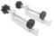 Jonikuper Guide Rail Aluminum Extruded Track for Circular Saw, Jigsaw and Router - Precision Straight Edge Cutting Guide Dado Slots and Woodworking Projects(1pair Clamps)