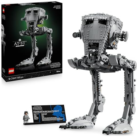 LEGO Star Wars at-ST Kampfläufer - Kreatives Spielzeug für Erwachsene - Konstruktionsspielzeug zum Bauen und Ausstellen - Star Wars Deko und Modellbau - Geschenk für Männer und Frauen - 75417