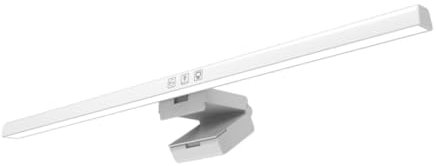 Sharplace Computermonitor -Lampe, Leselampe, Augenschutz, einstellbare USB -Laptop -LED -LED -Schreibtischlampe für Home Office -Schlaf, Weiß