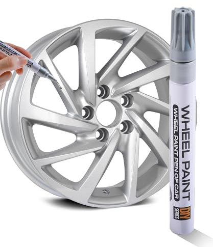 Flaconi Pluma De Retoque del Coche,Reparación de Pintura de Coche,Quita Arañazos Auto,Adecuado para Reparaciones de Rasguños de la Mayoría de los Automóviles,Motocicletas,Furgonetas,Bicicletas (Plata)