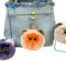 WORKIRAN Porte-clés chat en peluche, 8 cm, pendentif en peluche, fait à la main, douillet, pendentif moelleux pour sac à main, orange, Orange, Standart