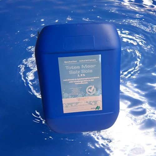 BOCHOLTER INHALATIONEN Mike Lütfrink 10 Liter Totes Meer Sole 2,5% für Anhänger,Maske oder Solebox