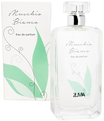 Profumi Zuma - Profumo Muschio Bianco Eau de Parfum Spray - La Purezza Delicata di una Fragranza Senza Tempo - Made in Italy (Muschio Bianco 100 ml)