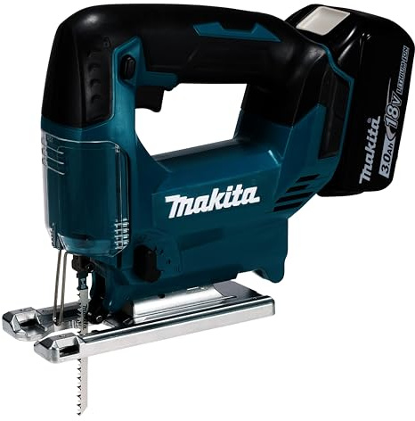 Makita DJV186SFJ Akku-Stichsäge 18 V, mit 2 Batterien, Ladegerät und Koffer MAKPAC, Schnittwinkel 45°