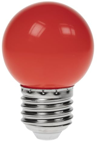 LED 45mm Round 1W E27 Red