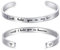 LParkin Damen Memorial Armband ich werde Dich in Meinem Herzen halten, bis ich sie halten im Himmel Geschenke für ihre Erinnerung schmuck Cuff