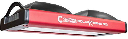 California Light Works SolarXtreme 500 LED Grow Light Fixture - Full Spectrum 400w Watt COB Lighting System - 120V Volt - Lightworks