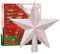 URATOT Glitzernde Weihnachtsbaumspitze für Weihnachten, dekorative Weihnachtsbaumspitze, bruchsicher, für Feiertage, Weihnachtsbaumdekoration, Roségold, 10,2 cm