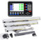 3 Achsen Digitalanzeige-kit Digital Anzeige mit 3 Axis DRO Linear Maßstab 100mm+200mm+550mm für Mühle, Bohrmaschine