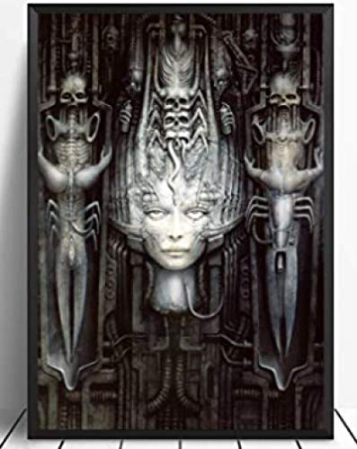 RUIYANMQ Puzzles 1000 Teile Zusammenbau Bild Hr Giger Li Ii Kunst Für Erwachsene Kinder Spiele Lernspielzeug Wq78Xz