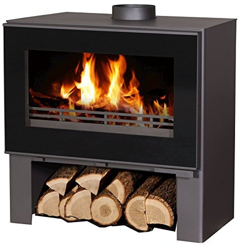 EEK A Design-Kaminofen Victoria Omega mit XXL-Sichtscheibe – 8,3kW