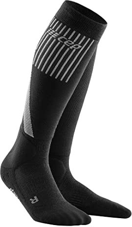 CEP Herren Cold Wheater Socks Laufbekleidung Kompressions-Socken Schwarz - V
