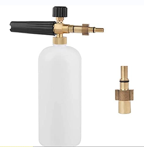 New Type Snow Foam Lance for Bosch Aquatak/Black & Decker/Norse/Ryobi/Neo Foam Cannon Car Wash Sprayer Soap Jet Pot Gun, Adjustable soap Sprayer Nozzle Foam Bottle 1L for Pressure Washer