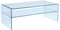 Vente-unique-Table Basse STILEOS - Double Plateau - Verre trempé