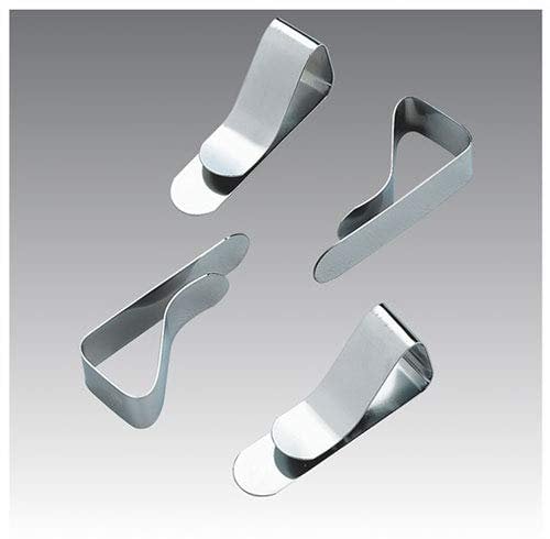 Draftsman Drawing Board Clips Holder Steel Paper Clamp Chrome Plated Draughtsman Qty - 4 Clips