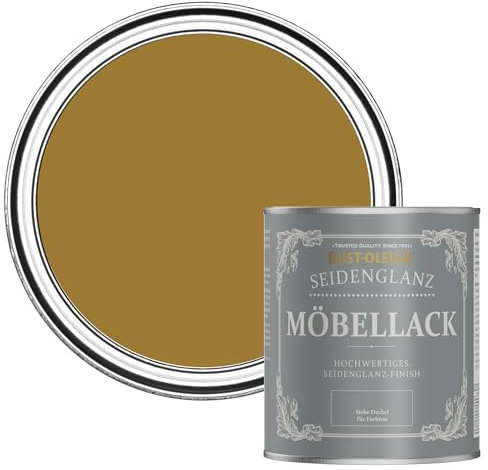 Rust-Oleum Yellow Furniture Paint in Satin Finish - Wet Harvest 750ml