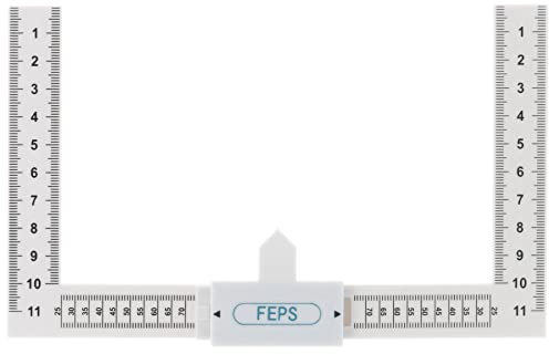 FEPS Tool Zylindermesslehre FE-ML001 Kunststoff weiß Messlehre für Türzylinder Schließzylinder ausmessen