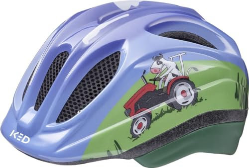KED Kinder Meggy Trend Fahrradhelm, Tractor, 44-49cm (XS)