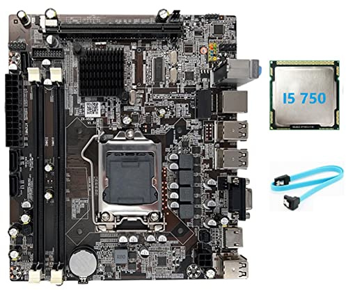 PENGY H55 Motherboard Support Black Motherboard CPU I3 530 I5 760 + CPU I5 750+ Cable