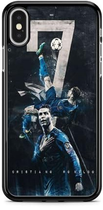 Générique 838 Ref 838 Case for iPhone XR Silicone TPU Legend Football Gold Ronaldo Messi Neymar Mbappe 194