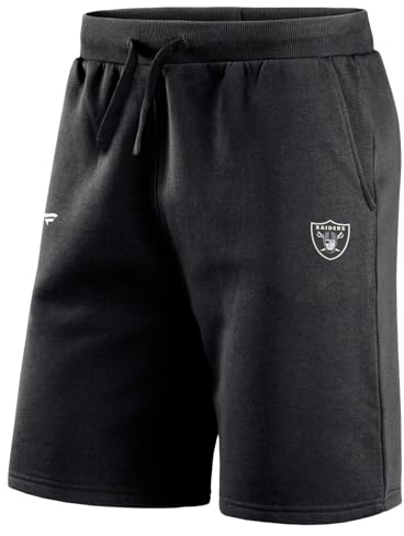 Fanatics NFL Las Vegas Raiders Short Primary Logo Fleece Shorts Kurze Hose schwarz