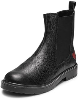 VITAFORM Chelsea Boots Damen Gefüttert - Feinstes Hirschleder aus Italien - Praktisch mit Reißverschluss - Perfekte Damen Schuhe Herbst schwarz 40