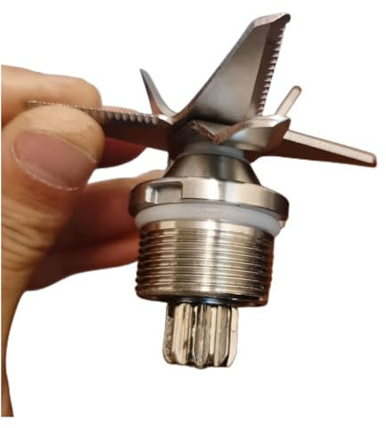 BmXauz 1 Juego (3 uds) de Cuchillos mezcladores de Acero Inoxidable, Vaso de batidora, Piezas de Cuchillos universales