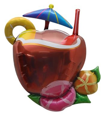 Hawaii Party Ballon Ananas Kokosnuss Avocado Sommer Geburtstags party Ballon Tropische Party Sommer Strand Party Dekor