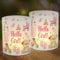 12 Windlicht Tischdeko Hello Girl, Hello Girl Tisch Deko, Rosa Süßer Bär Windlichter Tischdeko, Tisch Dekoration für Mädchen Geburt Babyparty Geburtstag, Fußabdruck Windlicht für Teelichter Kerzen