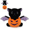 MUFEIRUO Halloween Fledermaus Plüsch,Halloween Fledermaus Plüschtiere,Halloween Kürbis Plüsch,Halloween Kürbis Plüschtier,Geschenk für Halloween Kinder Jungen Mädchen