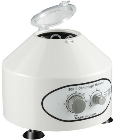 JDBDU Centrifuga da laboratorio da 25 W, centrifuga elettrica da laboratorio, 6 x 20 ml, 4000 giri/min, piccola centrifuga da tavolo, per separazione del sangue, estrazione delle piante