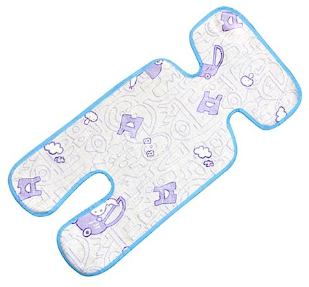 CATIEBYE 1stück Kinderwagen-sitzauflage Aus Kühlendem Material Atmungsaktive Waschbare Einlage Für Sommer Passend Für Gängigen Kinderwagen Für Komfort Und Hygiene