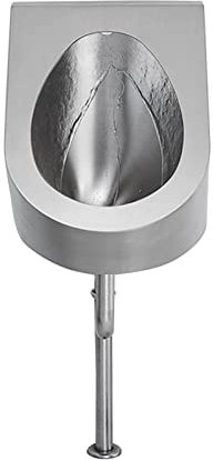RAABYU Herren-Urinale aus Edelstahl, wandmontierte Stand-WC-Urinale, kommerzielle Urinale mit intelligentem Sensor und hoher Spüleffizienz, geeignet für Hotels, Schule