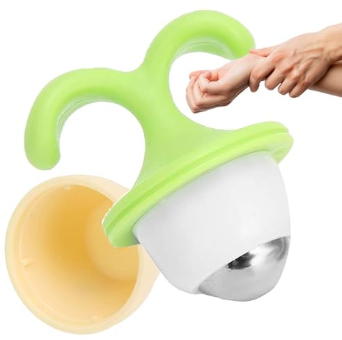 Rollkugelmassagegerät, manuelle Massagerolle, tragbarer Handmassageball, Handmassageball, innovatives Handmassagegerät für Entspannung
