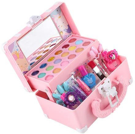 HAWILLOSCH Jouet De Maquillage pour Garçon Fille Jouet Cosmétique De Simulation Lavable pour Filles pour Maison