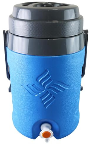 Bidon à eau isotherme avec robinet d'environ 5,8 l - Distributeur de boisson pour le camping, le sport et les loisirs